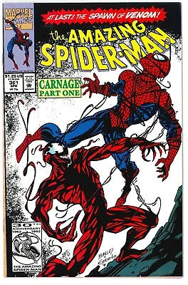 Buy Amazing Spider-Man #361 1st Print Unread April 1992 Marvel Comic 1st Carnage B23 • 99.24£