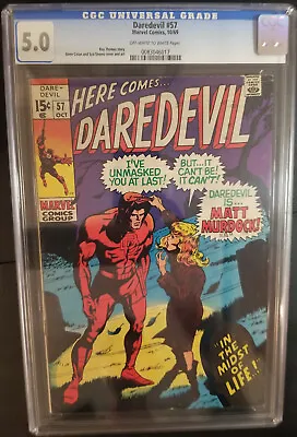 Buy Daredevil #57 CGC 5.0 • 91.35£