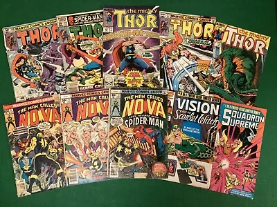 Buy Bronze/Copper Age Comic Book Lot Of 10, Featuring The Mighty Thor, Nova + Others • 11.99£