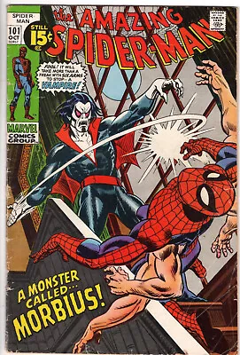 Buy Amazing Spider-man #101 (1971) - Grade 4.0 - 1st Appearance Of Morbius! • 159.90£