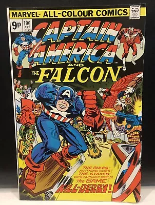 Buy CAPTAIN AMERICA #196 Comic Marvel Comics Bronze Age Jack Kirby • 4.84£