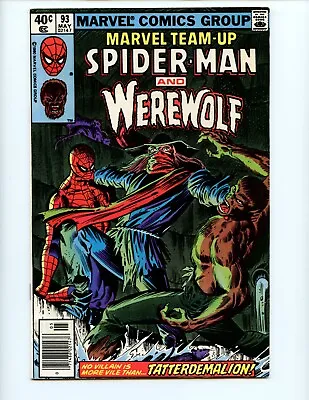 Buy Marvel Team-Up #93 Comic Book 1980 VF- Mark Jewelers Varaint 1sr Dansen • 15.85£