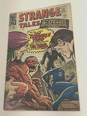 Buy Strange Tales 129 / Kirby /Ditko /Fantastic Four L@@K!! / VG+ • 27.67£