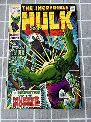 Buy #123 The Incredible Hulk, The Leader, VF  Condition, Marvel • 52.28£