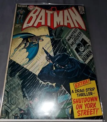 Buy Batman #225 DC Comics 1970 Classic Neal Adams Cover - Wanted For Murder • 32.97£