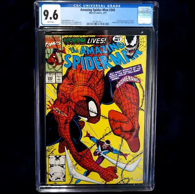 Buy Amazing Spider-Man #345 CGC 9.6 WP Direct Edition Cletus Kasady Carnage Venom • 71.16£