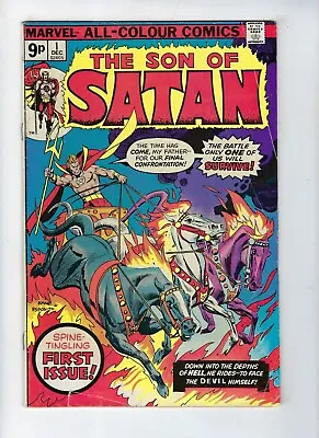 Buy SON OF SATAN # 1 (1st SOLO Continued From Marvel Spotlight #24, DEC 1975) VG- • 6.95£