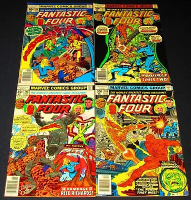 Buy FANTASTIC FOUR Issues 186-189 [Marvel 1977] VF+ Or Better • 7.19£
