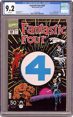 Buy Fantastic Four #358 CGC 9.2 1991 4147162011 • 43.43£