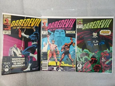 Buy 3 Marvel Comics Daredevil The Man Without Fear Comics #288, 289 And 314 (90-93) • 4.35£
