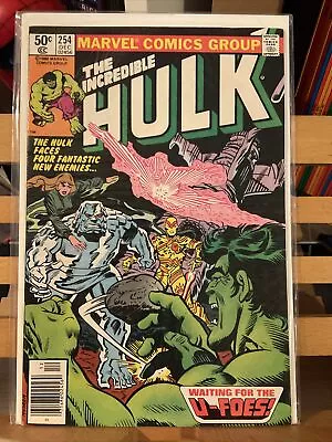 Buy Incredible Hulk #254 (1980, Marvel) 1st Team App. Of The U-Foes, Key Issue • 12.64£
