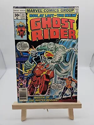 Buy Ghost Rider #23: Vol.1, 1st App Of Aquaduct Aka Water Wizard! Marvel Comics 1977 • 7.95£