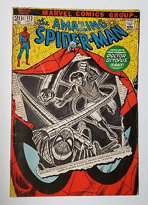 Buy Rare Amazing Spider-Man # 113 Comic 1st App Hammerhead & Doctor Octopus App 1972 • 25.92£