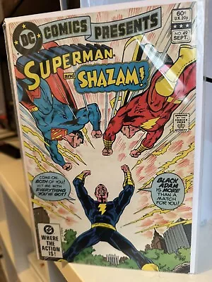 Buy DC Comics Presents 49 Comic Shazam And Superman Vs Black Adam • 14.99£