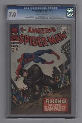 Buy Amazing Spider-Man 43 - CGC 7.0 OW-WP • 399.66£
