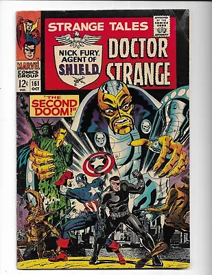Buy Strange Tales 161 - Vg+ 4.5 - Doctor Strange - Captain America (1967) • 17.84£