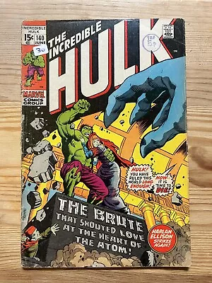 Buy The Incredible Hulk # 140 (Marvel 1971) • 9.95£