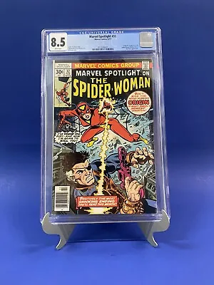 Buy MARVEL SPOTLIGHT #32 CGC 8.5 WP 1st App Spider-Woman Jessica Drew 1977 • 196.78£