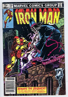 Buy Iron Man #164 Marvel 1982 '' Beware The Bishop ! '' CANADIAN PRICE VARIANT • 15.81£