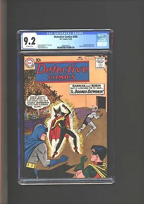 Buy Detective Comics #286 CGC 9.2 Batwoman App. Martian Manhunter Back-Up Story 1960 • 1,066.38£