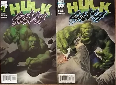 Buy Hulk Smash 1&2 By Garth Ennis (the Boys, Preacher) And John McCrea • 7£