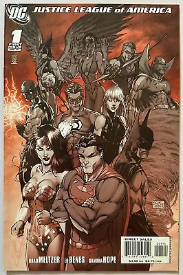 Buy Justice League Of America #1 - Michael Turner 4th Printing Variant - Dc 2007 • 9.99£