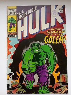 Buy Incredible Hulk #134 (Thomas/Trimpe) Marvel Comics 1970 VG • 10£