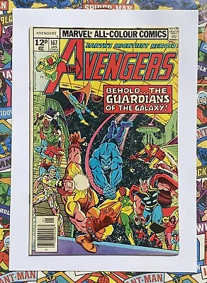 Buy Avengers #167 - Jan 1978 - Guardians Of The Galaxy Appearance! - Vfn- (7.5) • 19.99£