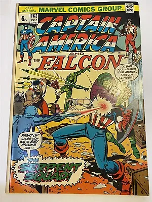 Buy CAPTAIN AMERICA #163 Marvel Comics UK Price 1973 NM • 12.95£