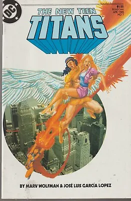 Buy Dc Comics New Teen Titans #7 (1985) 1st Print Vf • 2£