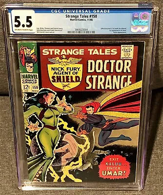 Buy Strange Tales #150 Cgc 5.5 1st Appearance Of Umar • 102.93£