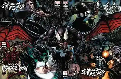 Buy Amazing Spiderman 9 10 Venom 8 Web Carnage Born 1 Suayan Connecting Variant Set • 47.96£