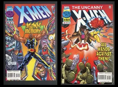 Buy X-men 52 Uncanny X-Men 333 Lot Marvel Comics 1st Appearance Bastion 1996 VF/NM • 19.76£