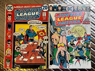 Buy Justice League #105 (1973) + #128 (1976) - Two 1971 DC Comics • 6.99£