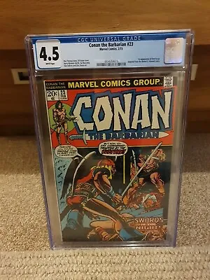 Buy CONAN THE BARBARIAN #23, 1st RED SONJA, Marvel Comics (1973), CGC 4.5 • 125£