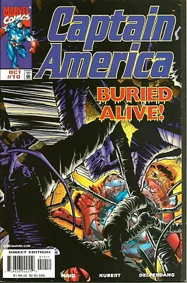 Buy Captain America #10 (vol 3)  Marvel Comics / Oct 1998 / N/m / 1st Print  • 3.95£