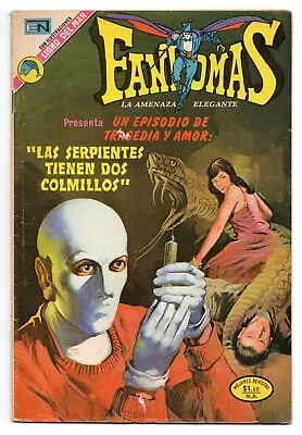 Buy FANTOMAS #118 Las Serpientes Tienen Dos Colmillos, Novaro Comic 1973 • 6.37£