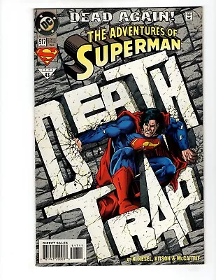 Buy DC Comics Adventures Of Superman Volume 1 Book #517 VF+ • 1.97£