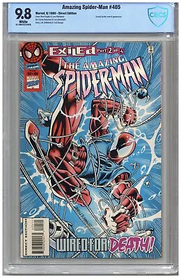 Buy Amazing  Spider-Man  # 405   CBCS  9.8   NMMT   White Pgs   9/95  Scarlet Spider • 71.15£