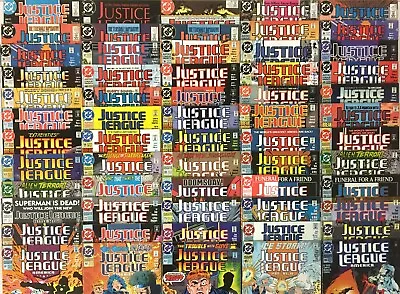 Buy JUSTICE LEAGUE AMERICA 1989 DC 80 Comic Lot Spans # 26 To 113 + Annual 4 5 VF/NM • 119.29£