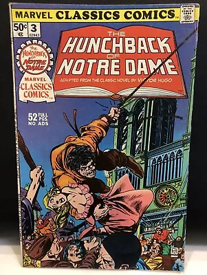 Buy Marvel Classics Comics #3 Hunchback Of Notre Dame March 1976 • 7.77£