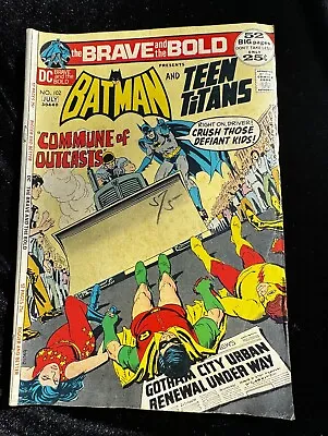 Buy Brave And The Bold 102 Adams Aparo Cardy 1972 DC Comics Batman Teen Titans • 8.04£
