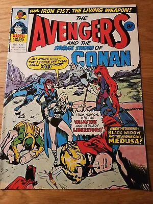 Buy Avengers #130 Marvel UK Magazine 1976 1st Valkyrie Avengers • 59.96£