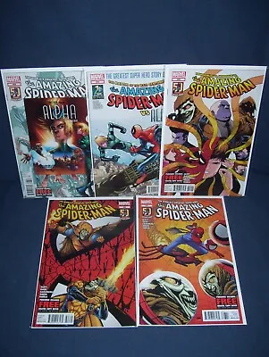 Buy The Amazing Spider-Man #693 - #697 Marvel Comics 2012/2013 5 Issue Run • 27.80£