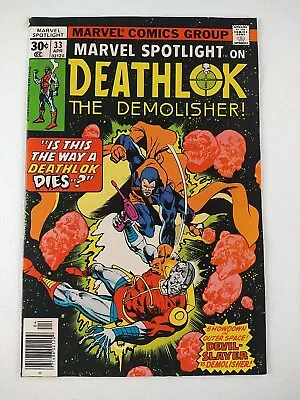 Buy Marvel Spotlight On Deathlok The Demolisher #33 (1977 Marvel Comics) • 3.94£