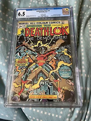 Buy Astonishing Tales #25 Marvel Comics Deathlok August 1974 Cgc 6.5 • 165£