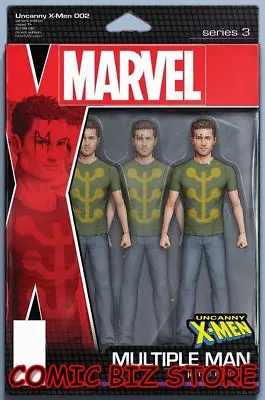 Buy Uncanny X-men #2 (2018) 1st Printing Christopher Action Figure Variant Cover • 3.95£
