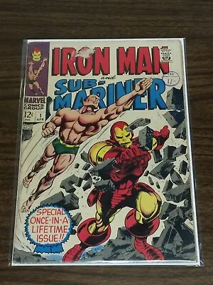 Buy Iron Man And Sub-mariner #1 Vg (4.0) April 1968 Marvel Comics* • 99.99£
