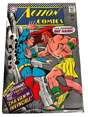 Buy Action Comics No 351, June 1967, VG/FN 4.5 :  ZHA-VAM The INVINCIBLE! • 8£