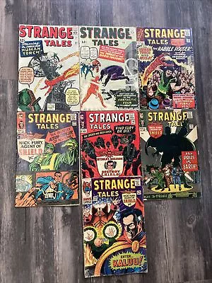 Buy Strange Tales #101, 106, 119, 135-137, 148 VG • 395.30£